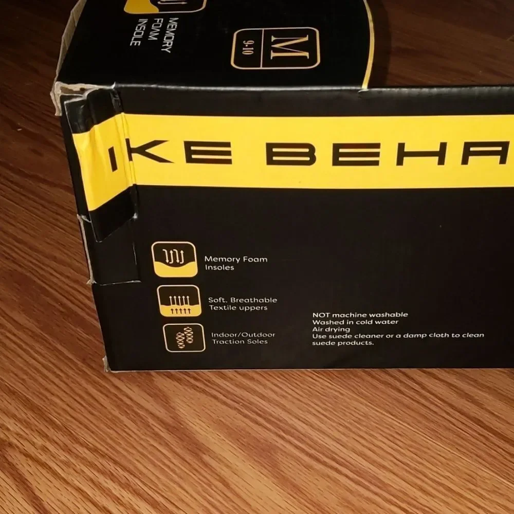 Ike Behar slippers slip ones Sz M 9/10 NIB
